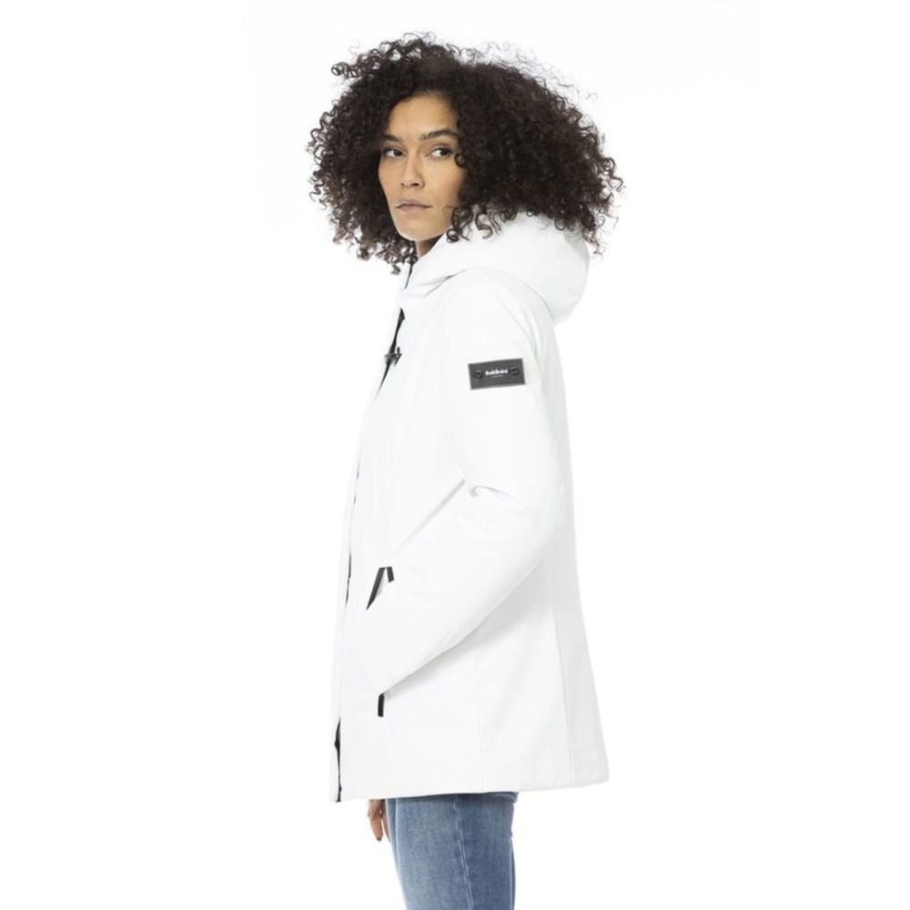 Baldinini Trend  White Polyester Jackets  Coat - Picture 2 of 5